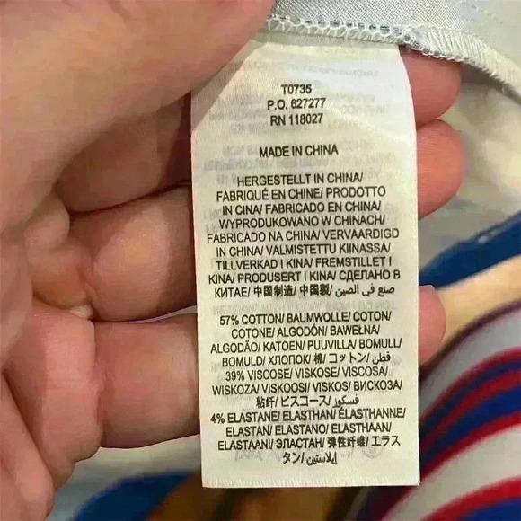 Boden Women's Petite Blue Striped Mini Skirt Size 6 Casual Summer - Picture 5 of 7